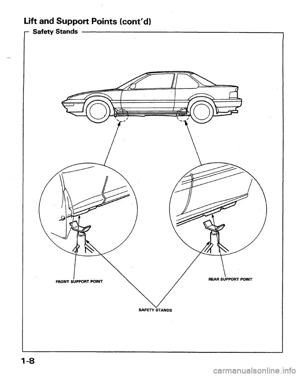 HONDA PRELUDE 1991  Service Repair Manual 