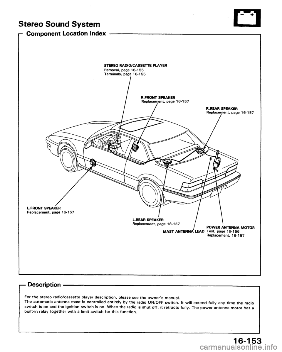 HONDA PRELUDE 1991 Service Repair Manual HONDA PRELUDE 1991 Service Repair Manual