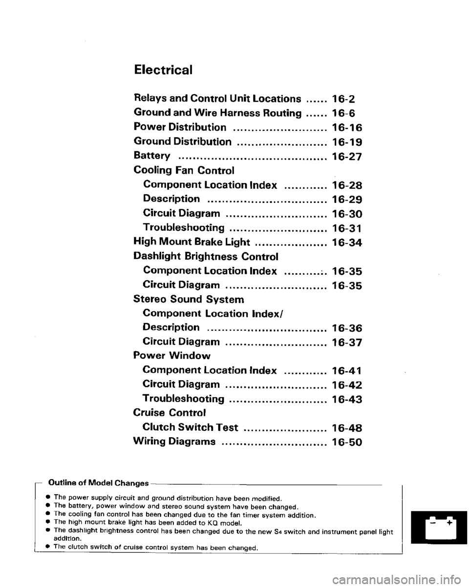HONDA PRELUDE 1984 Service Repair Manual HONDA PRELUDE 1984 Service Repair Manual