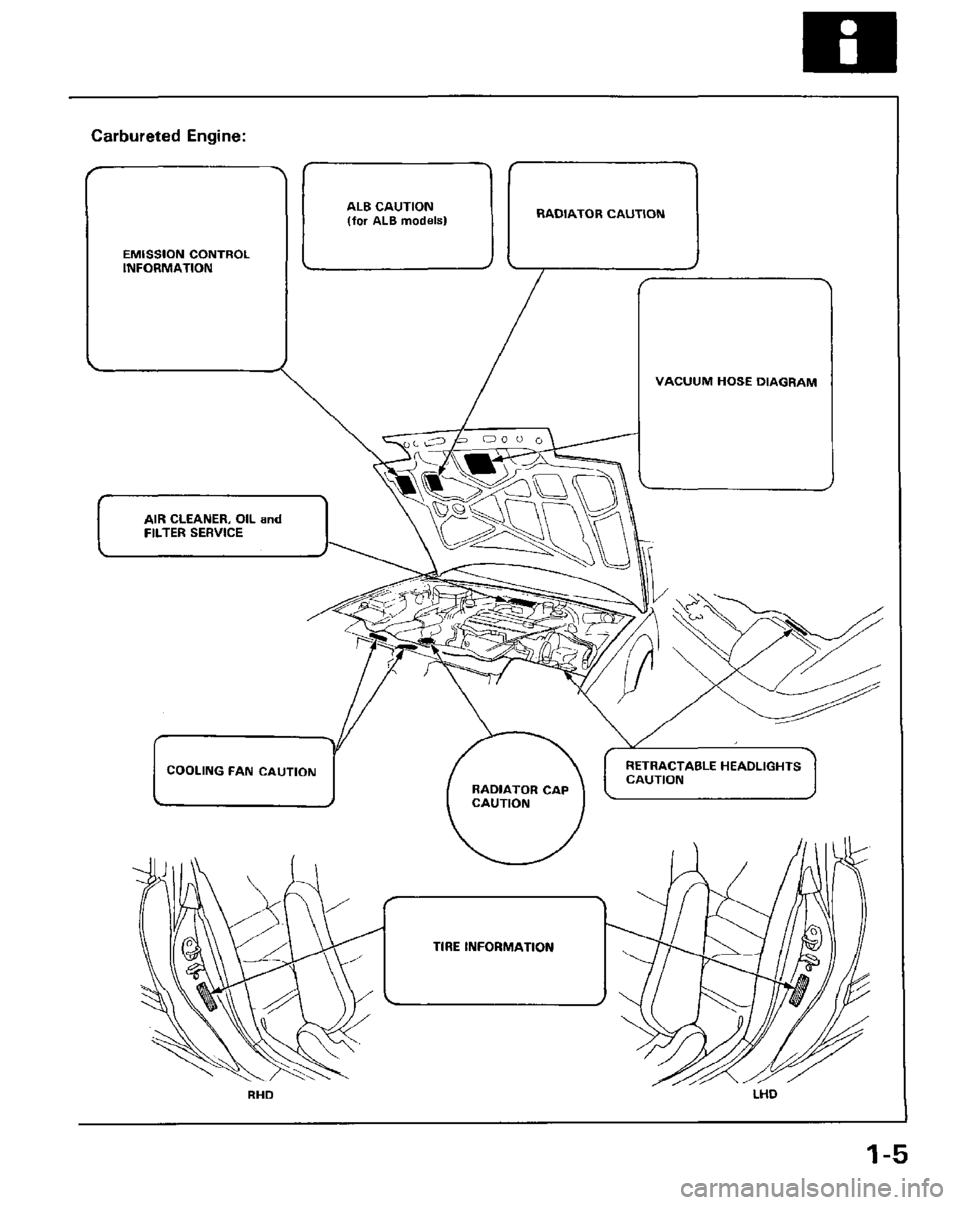 HONDA PRELUDE 1984  Service Repair Manual 
