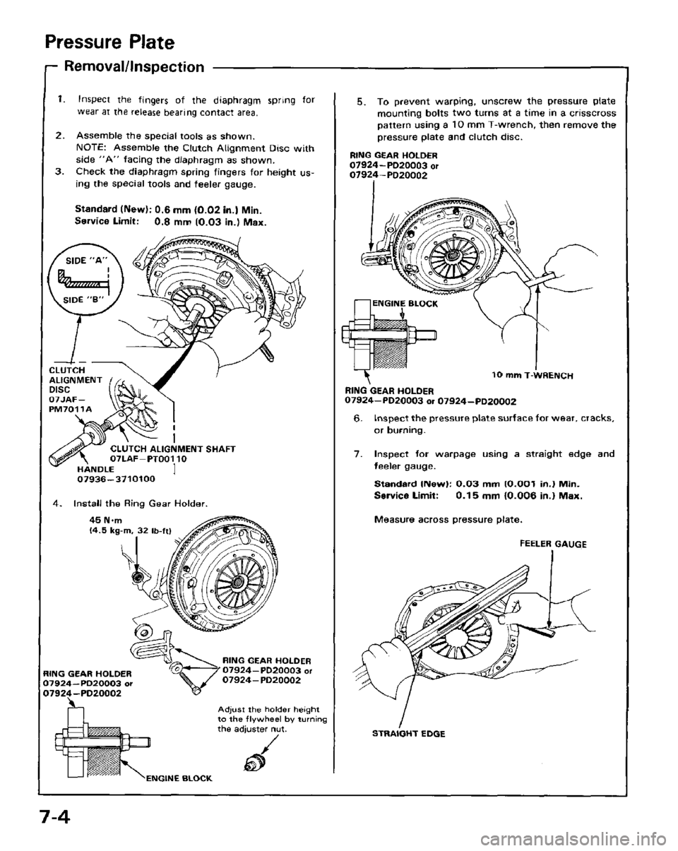 HONDA PRELUDE 1984  Service Repair Manual 