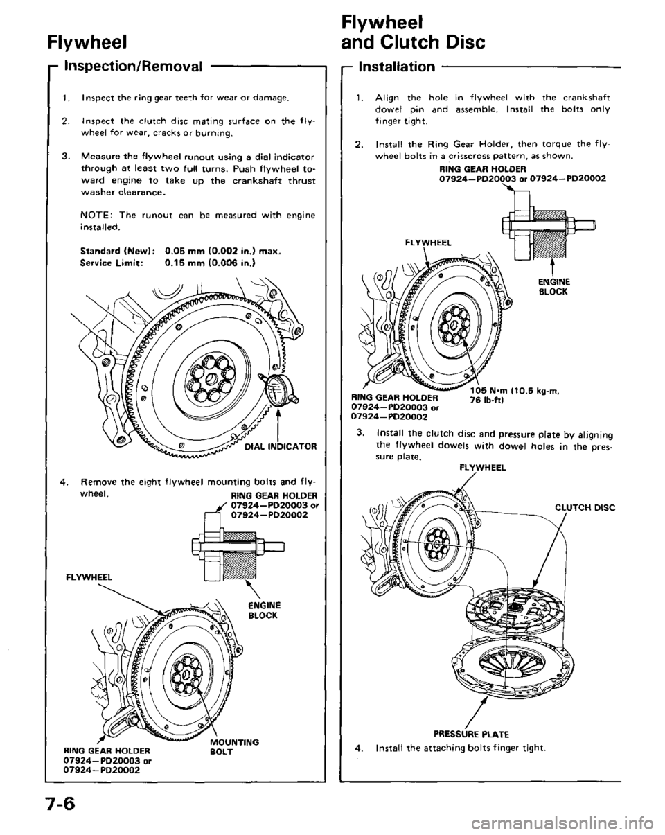 HONDA PRELUDE 1984  Service Repair Manual 