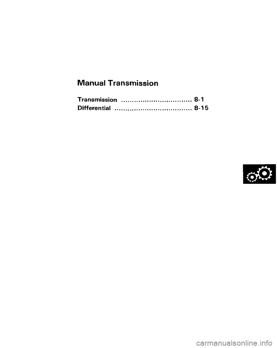 HONDA PRELUDE 1984  Service Repair Manual 