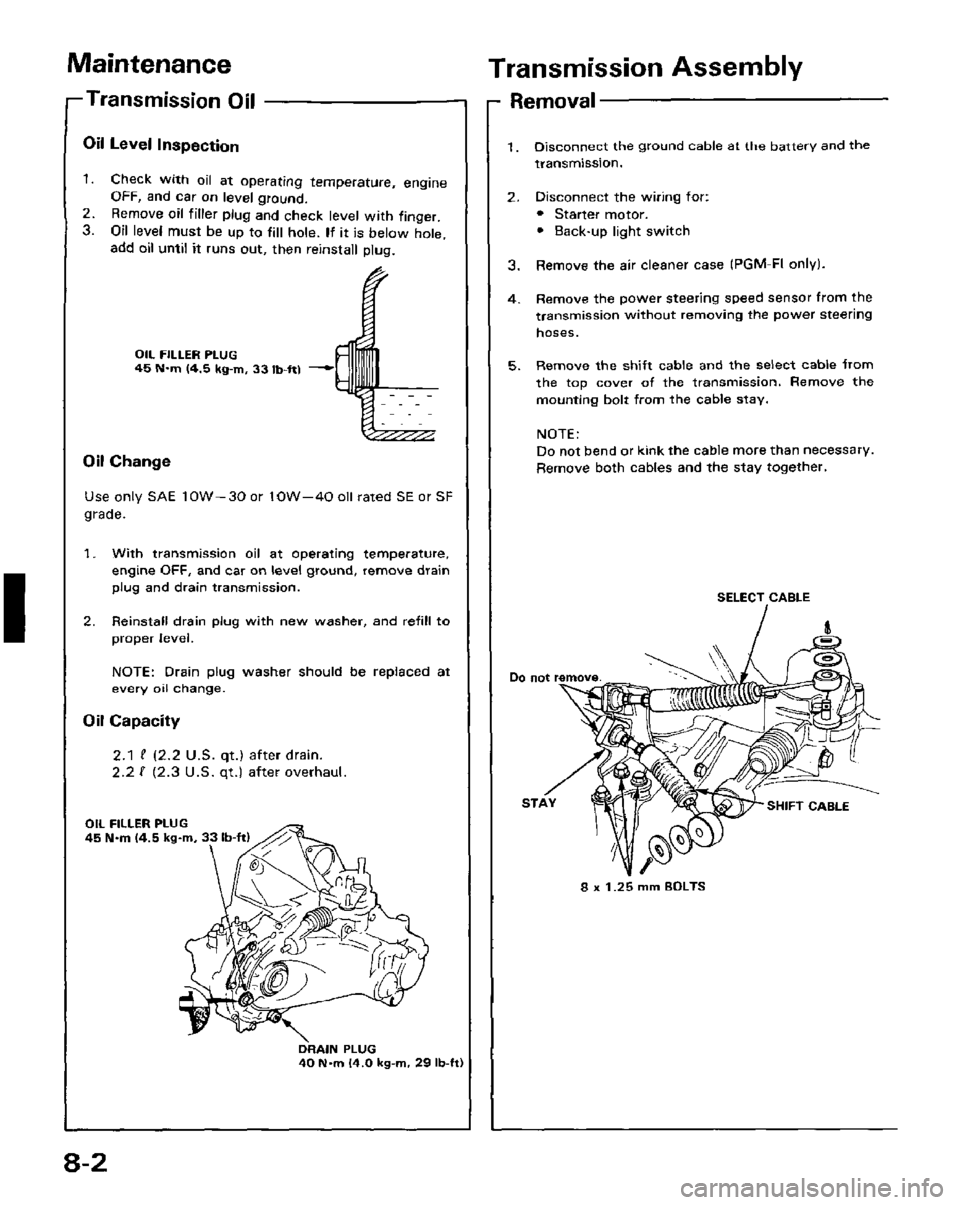 HONDA PRELUDE 1984  Service Repair Manual 