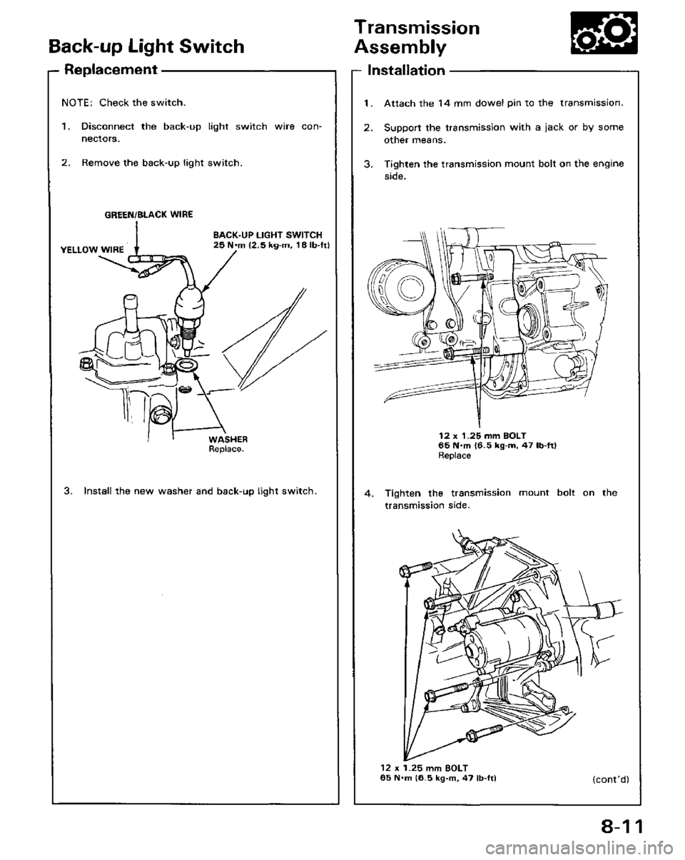 HONDA PRELUDE 1984  Service Repair Manual 