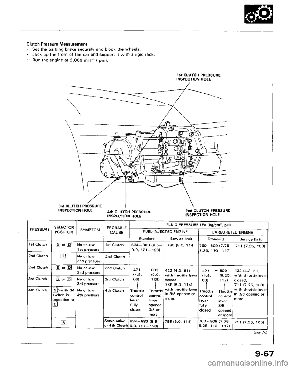 HONDA PRELUDE 1984  Service Repair Manual 