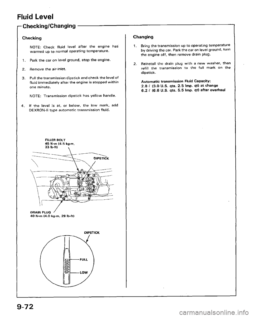 HONDA PRELUDE 1984  Service Repair Manual 