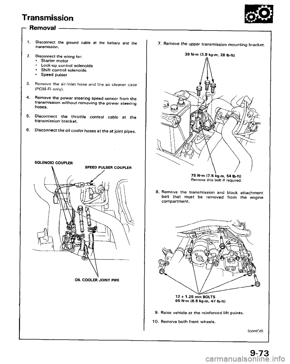 HONDA PRELUDE 1984  Service Repair Manual 