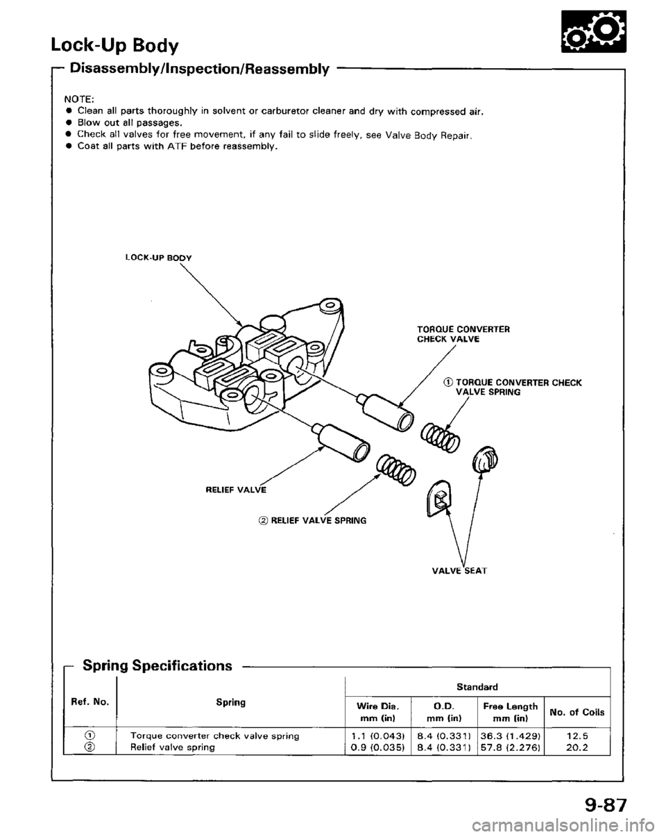 HONDA PRELUDE 1984  Service Repair Manual 