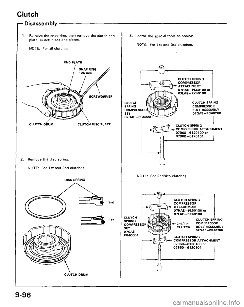 HONDA PRELUDE 1984  Service Repair Manual 