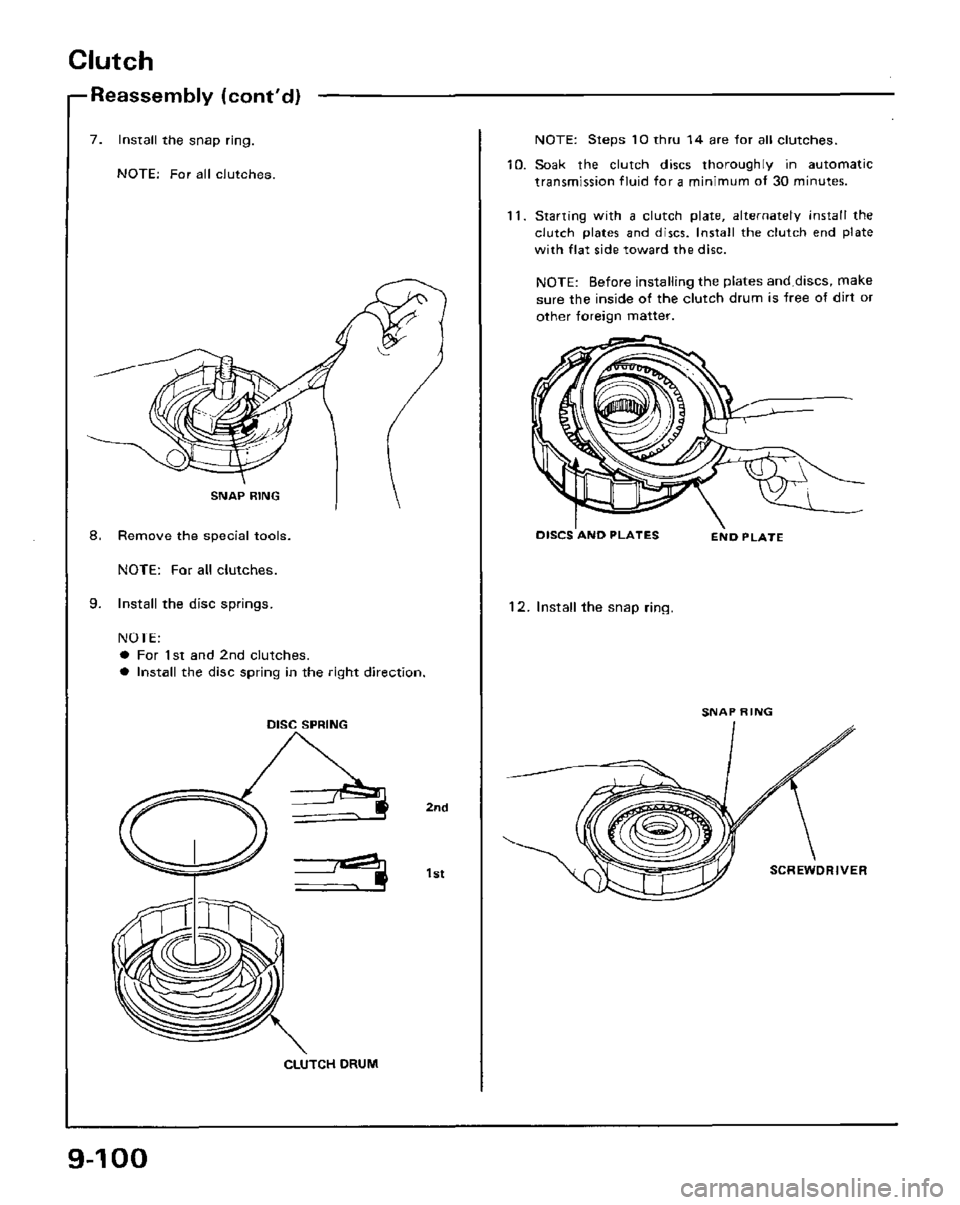 HONDA PRELUDE 1984  Service Repair Manual 
