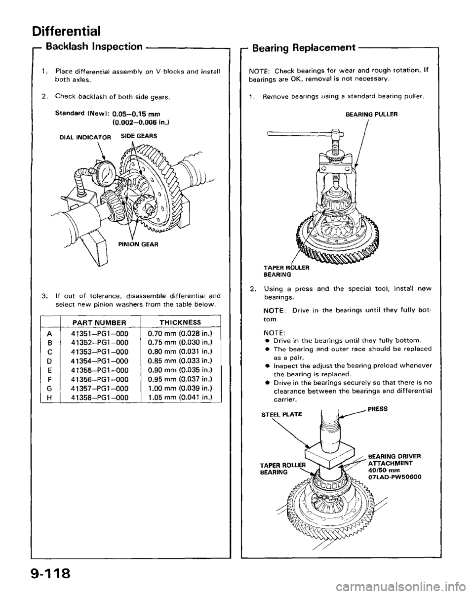 HONDA PRELUDE 1984  Service Repair Manual 