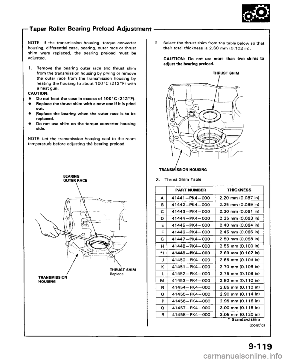 HONDA PRELUDE 1984  Service Repair Manual 