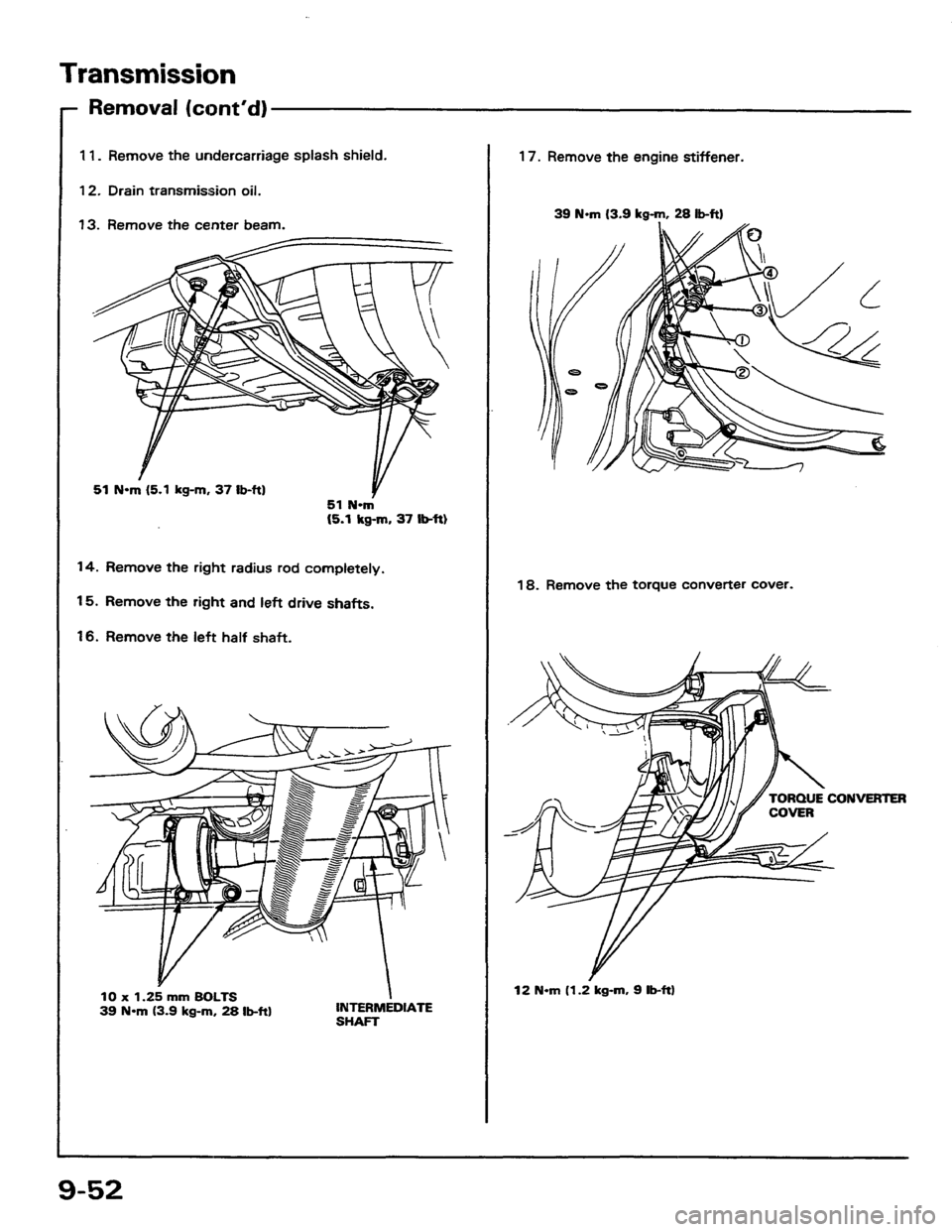 HONDA PRELUDE 1984  Service Repair Manual 