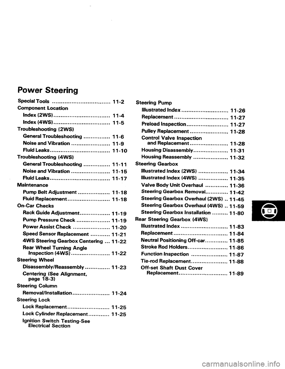 HONDA PRELUDE 1984  Service Repair Manual 