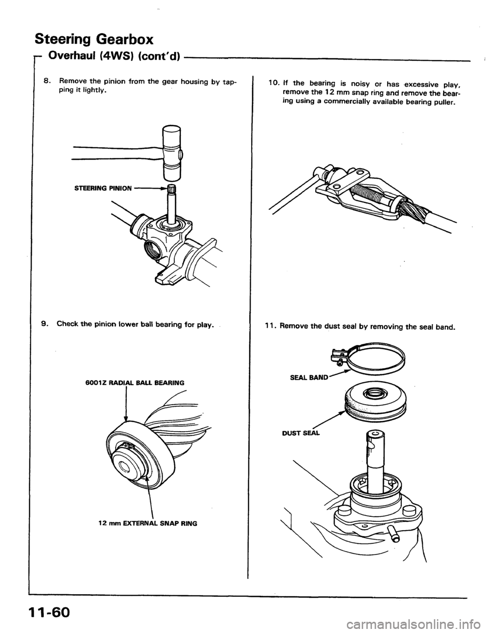 HONDA PRELUDE 1984  Service Repair Manual 