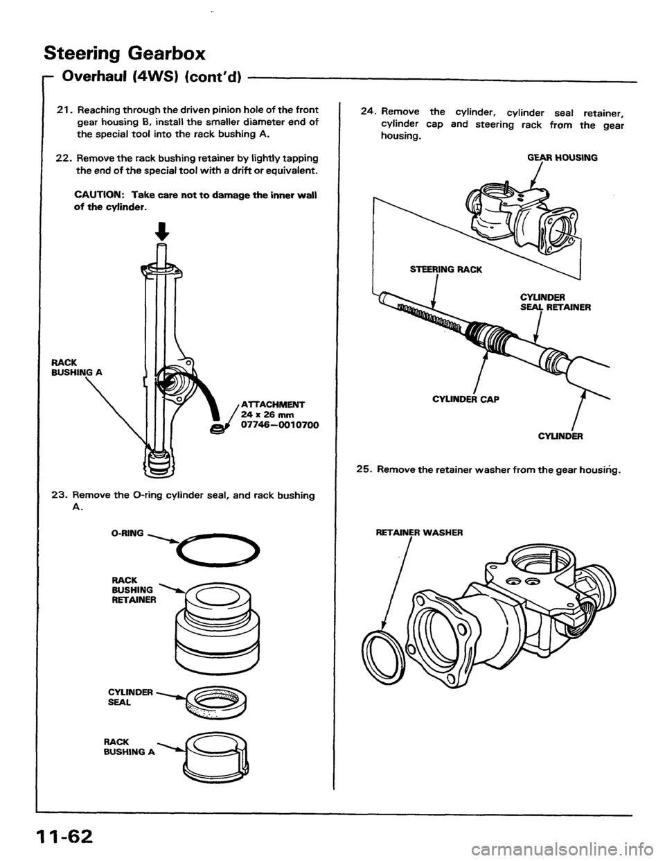 HONDA PRELUDE 1984  Service Repair Manual 