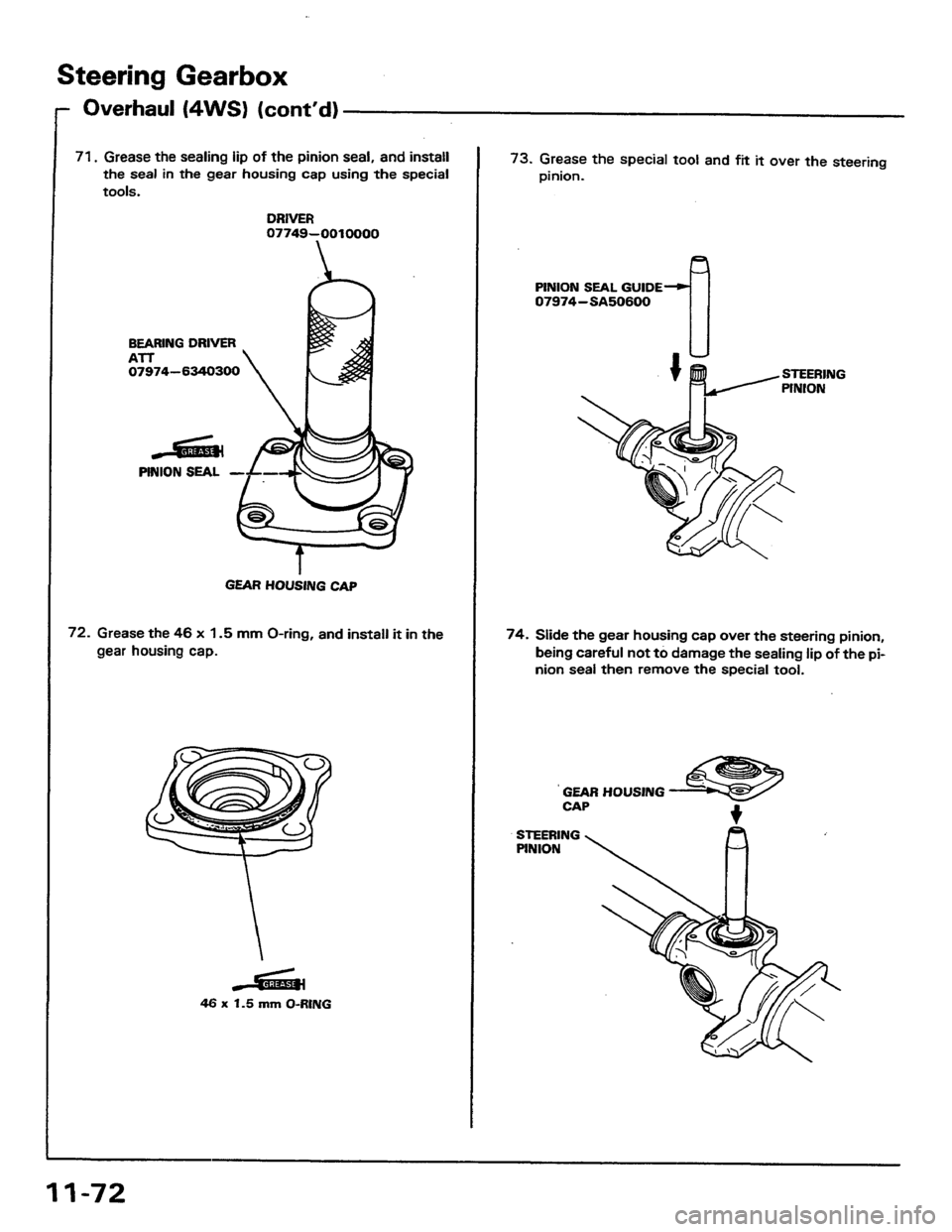 HONDA PRELUDE 1984  Service Repair Manual 