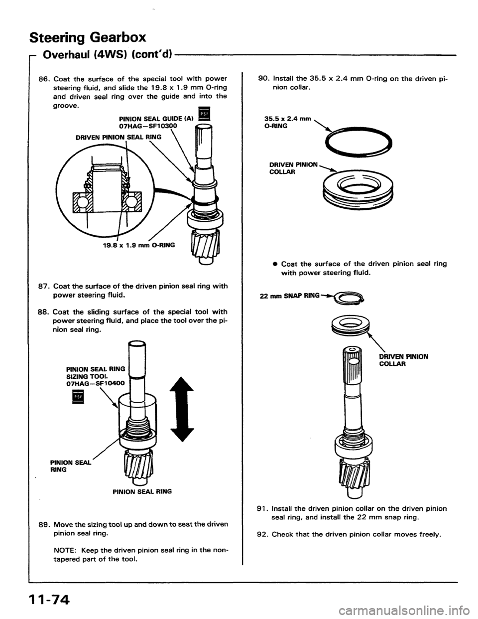 HONDA PRELUDE 1984  Service Repair Manual 