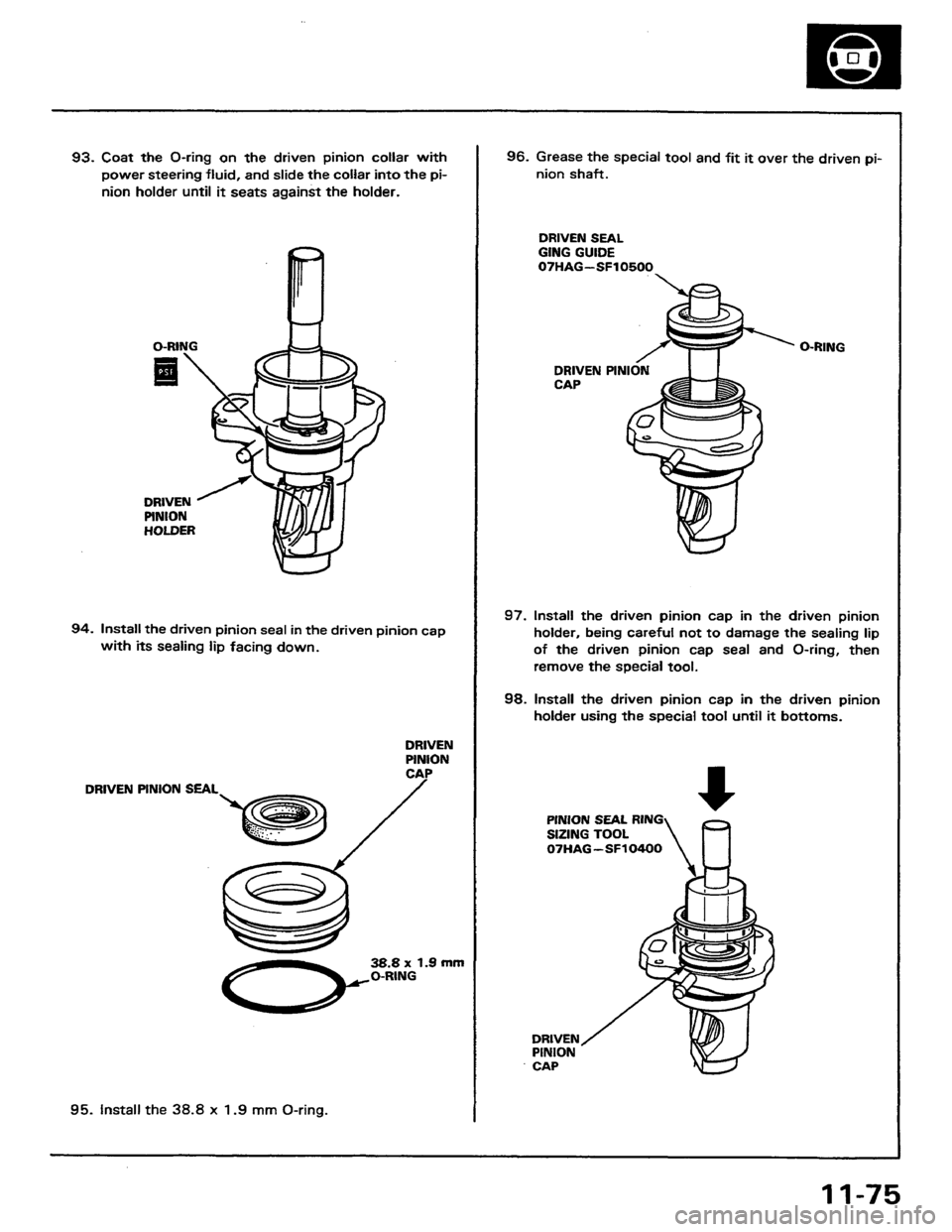 HONDA PRELUDE 1984  Service Repair Manual 