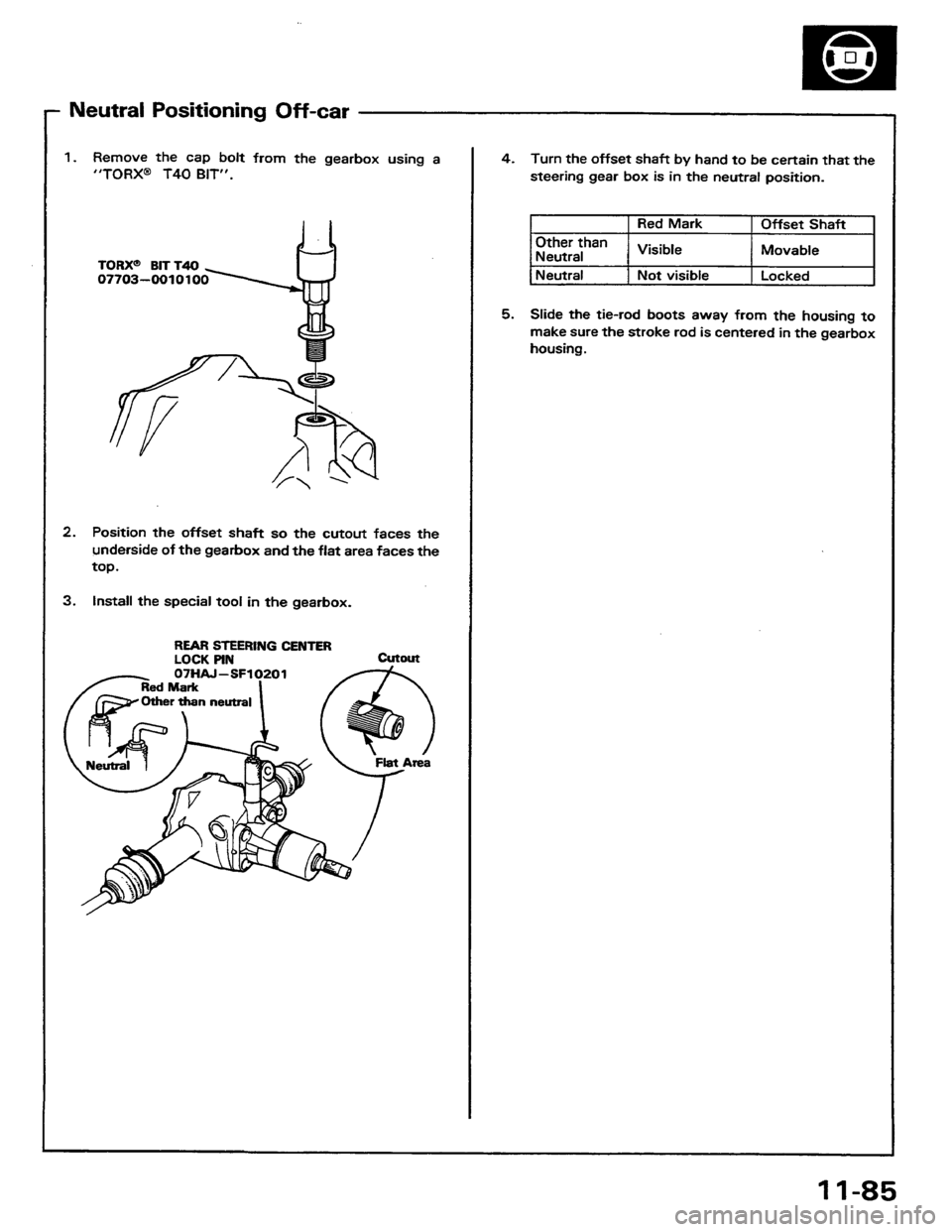 HONDA PRELUDE 1984  Service Repair Manual 