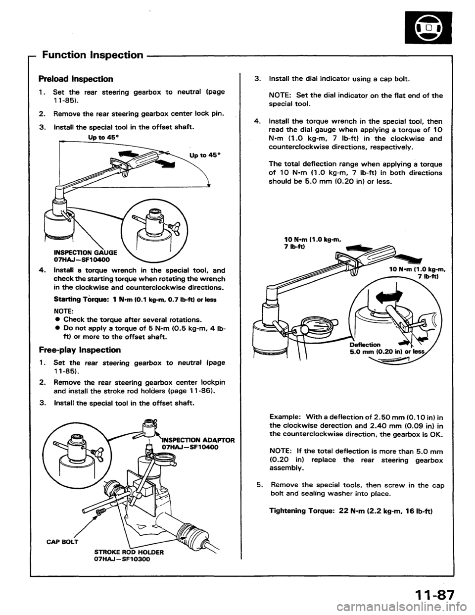 HONDA PRELUDE 1984  Service Repair Manual 