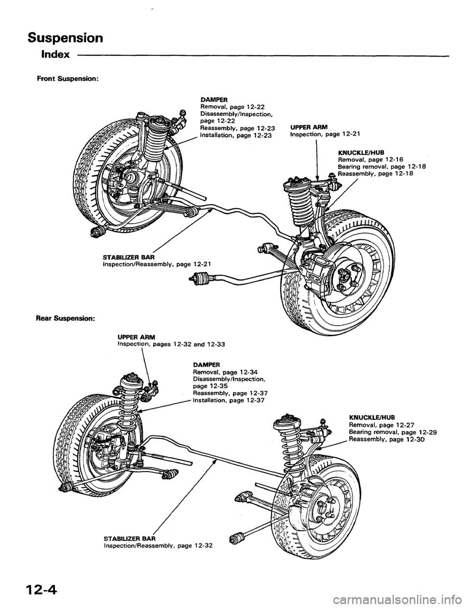 HONDA PRELUDE 1984  Service Repair Manual 