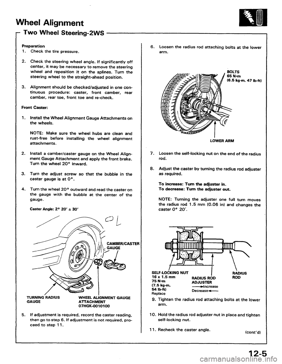 HONDA PRELUDE 1984  Service Repair Manual 