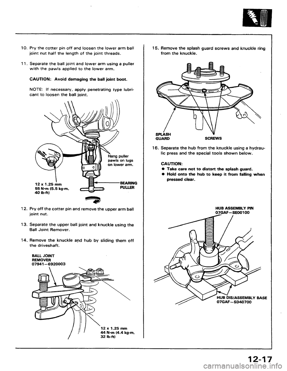 HONDA PRELUDE 1984  Service Repair Manual 
