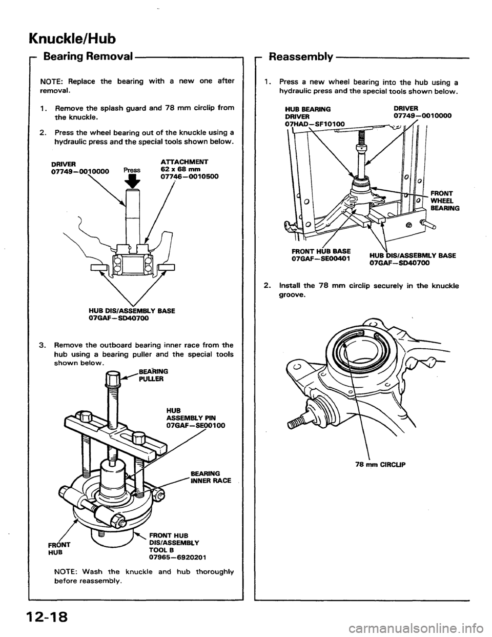 HONDA PRELUDE 1984  Service Repair Manual 