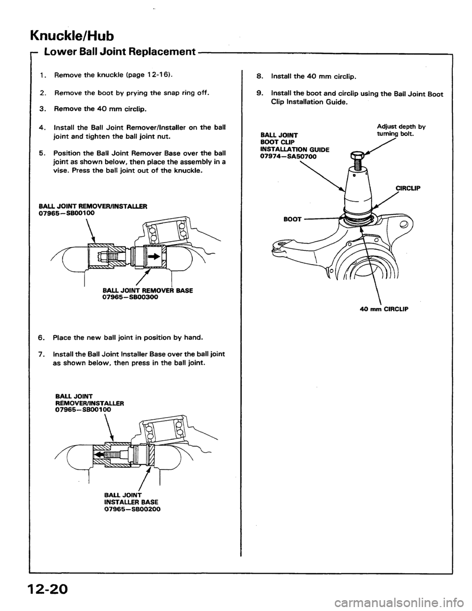 HONDA PRELUDE 1984  Service Repair Manual 