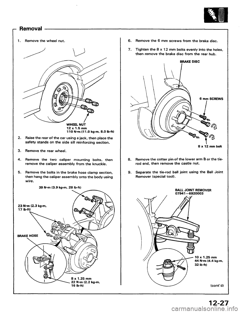 HONDA PRELUDE 1984  Service Repair Manual 