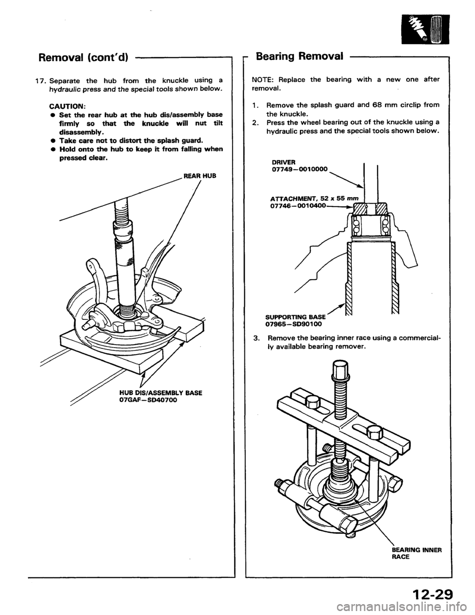 HONDA PRELUDE 1984  Service Repair Manual 