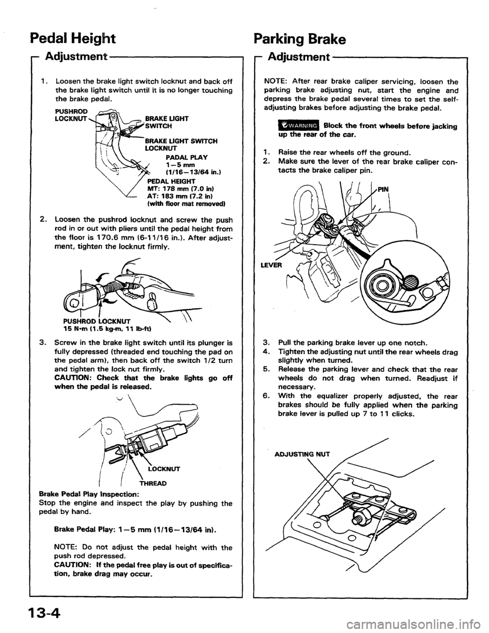 HONDA PRELUDE 1984 Service Repair Manual HONDA PRELUDE 1984 Service Repair Manual