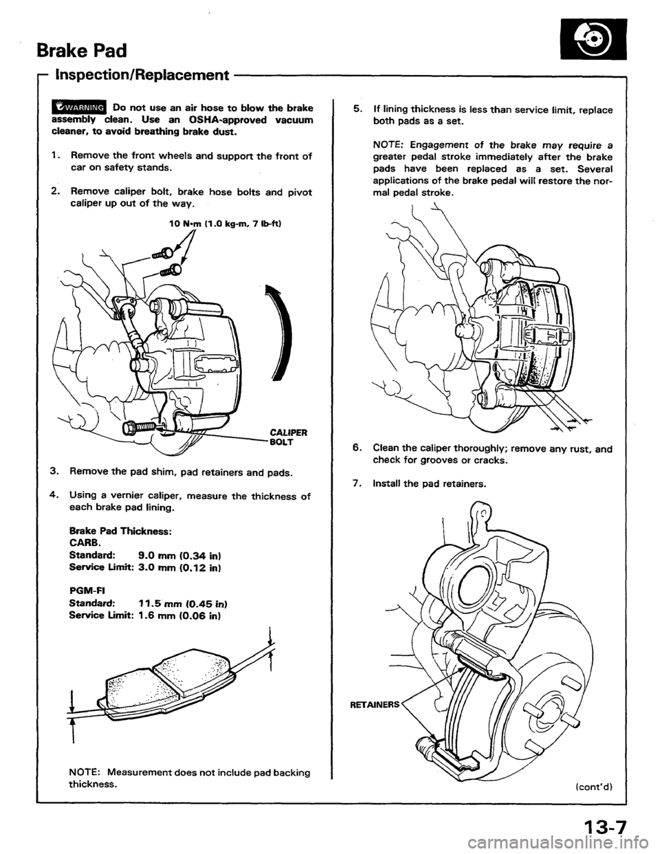 HONDA PRELUDE 1984 Service Repair Manual HONDA PRELUDE 1984 Service Repair Manual