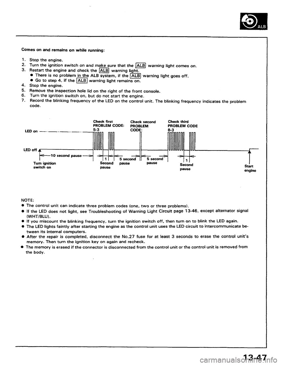 HONDA PRELUDE 1984  Service Repair Manual 