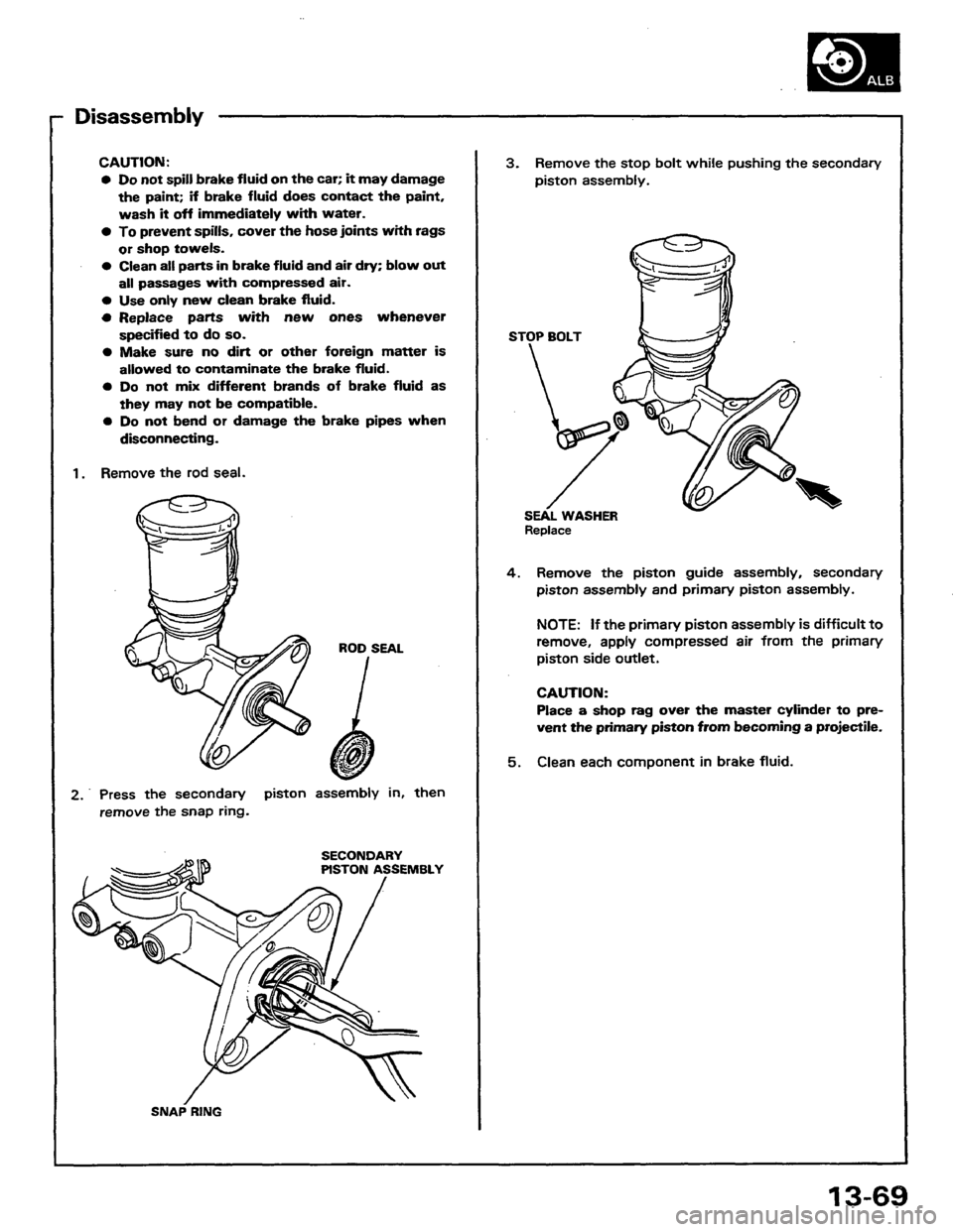 HONDA PRELUDE 1984  Service Repair Manual 