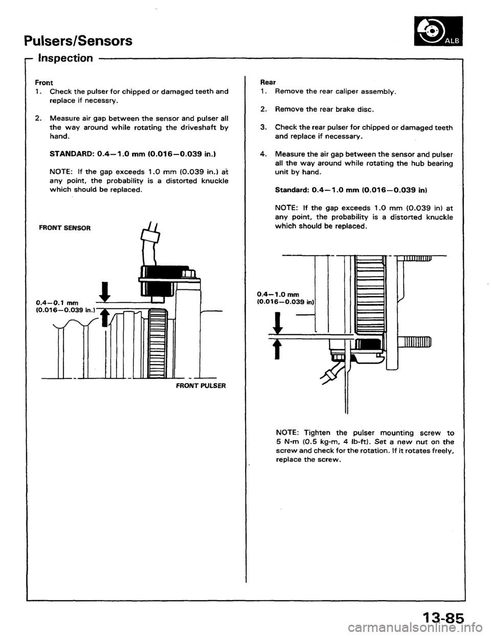 HONDA PRELUDE 1984 Service Repair Manual HONDA PRELUDE 1984 Service Repair Manual