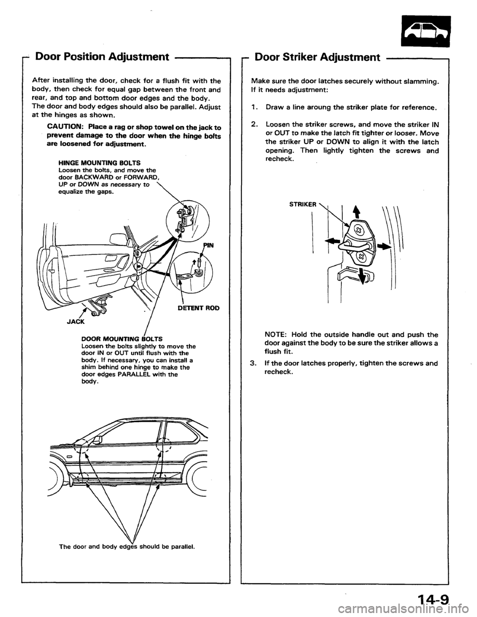 HONDA PRELUDE 1984 Service Repair Manual HONDA PRELUDE 1984 Service Repair Manual