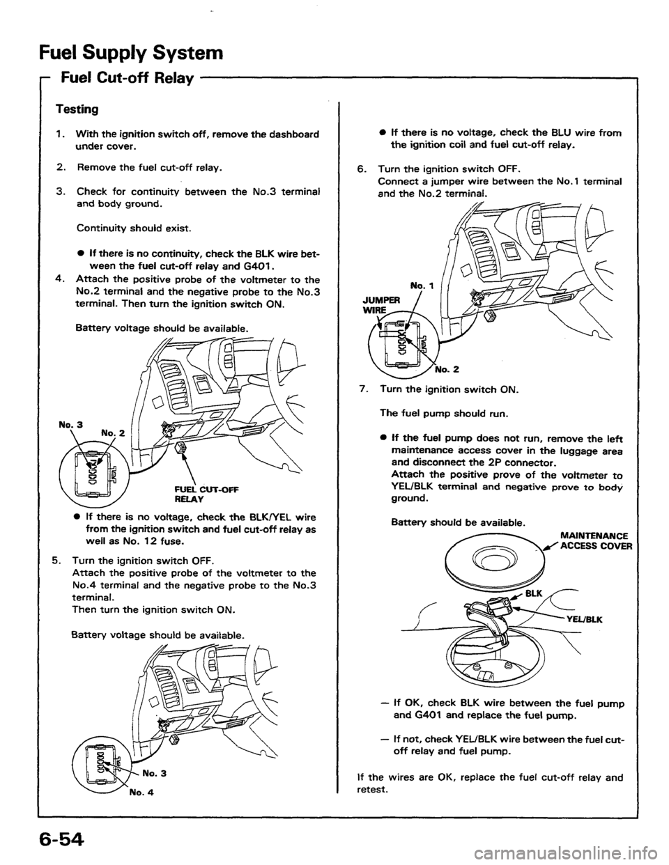 HONDA PRELUDE 1984  Service Repair Manual 