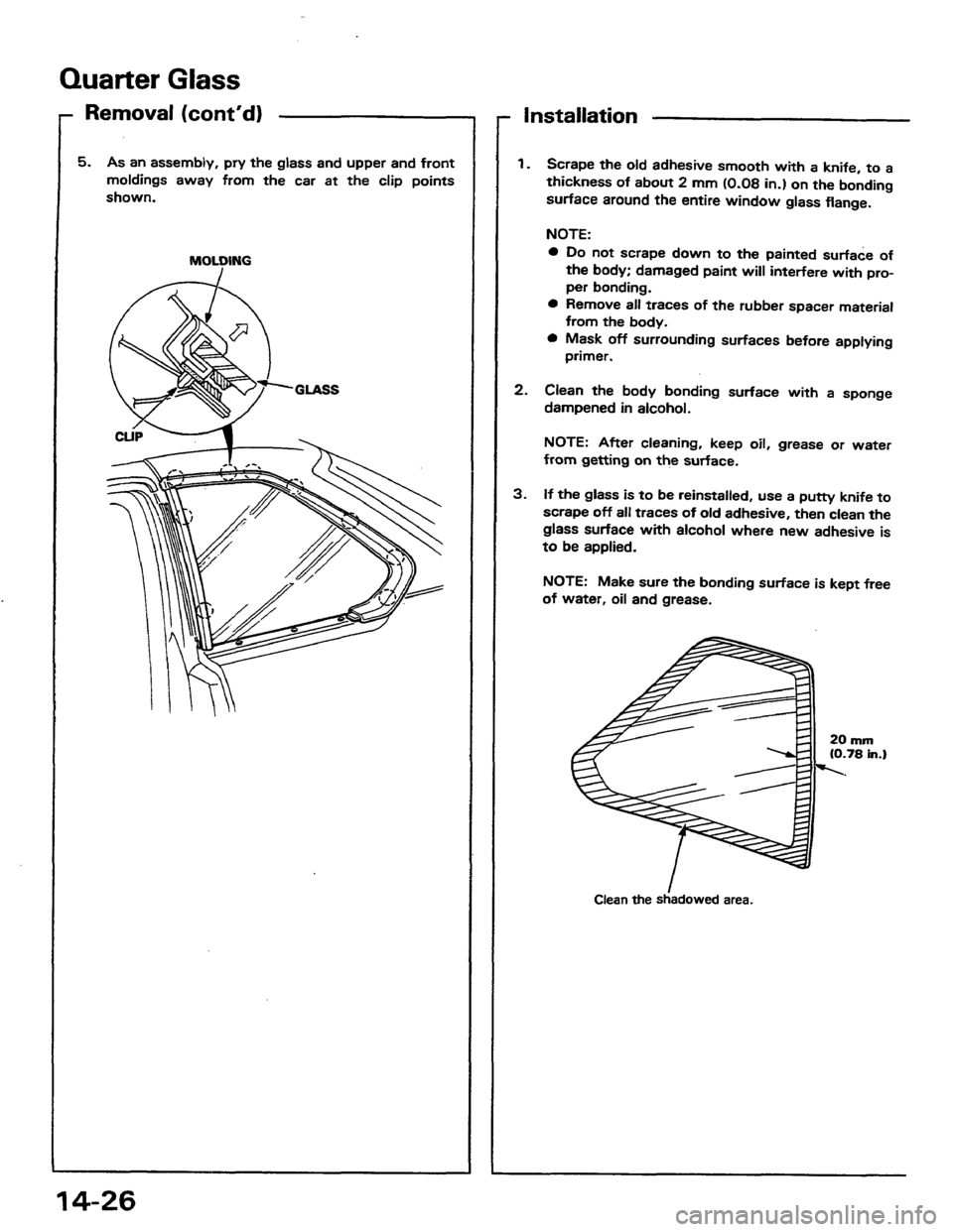 HONDA PRELUDE 1984  Service Repair Manual 