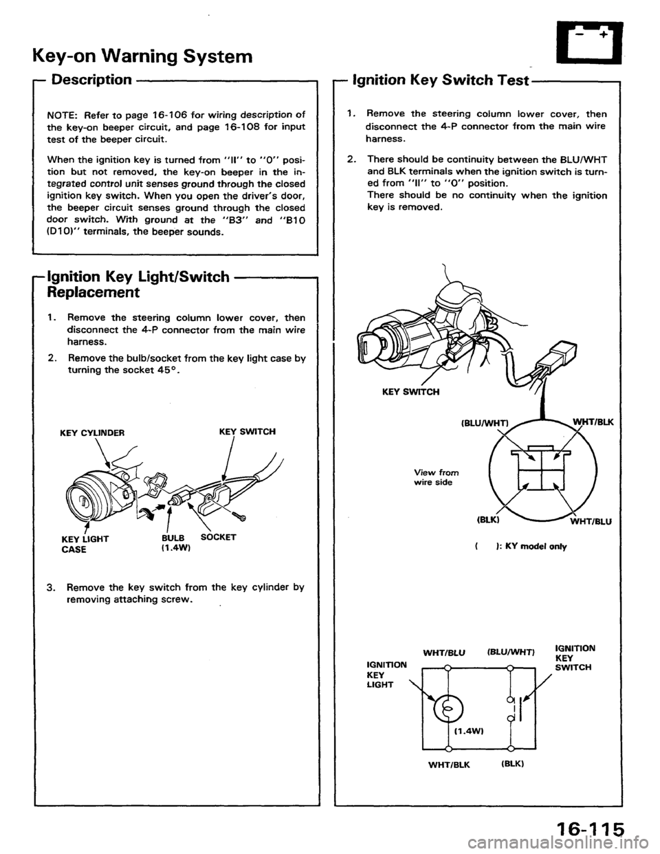 HONDA PRELUDE 1984 Service Repair Manual HONDA PRELUDE 1984 Service Repair Manual