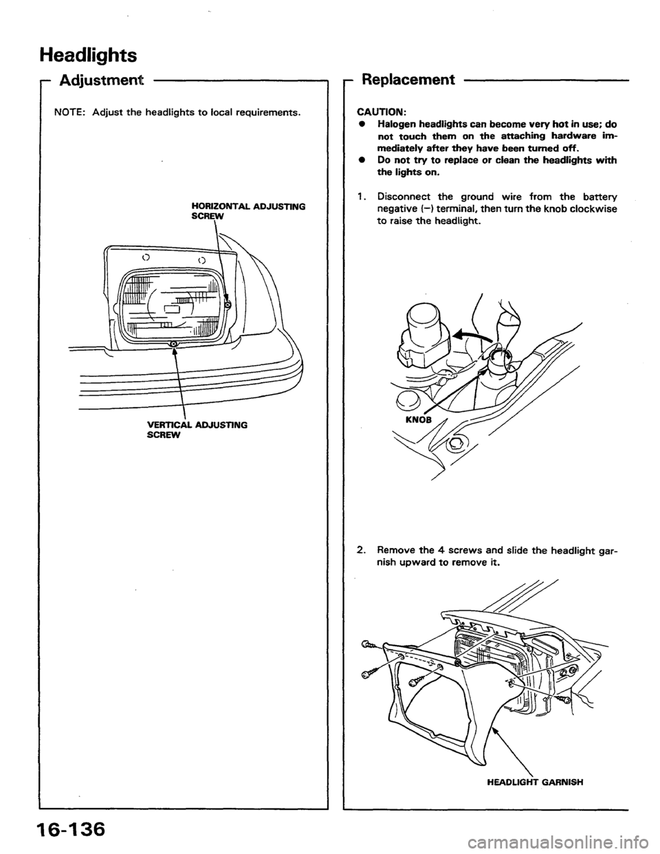 HONDA PRELUDE 1984 Service Repair Manual HONDA PRELUDE 1984 Service Repair Manual