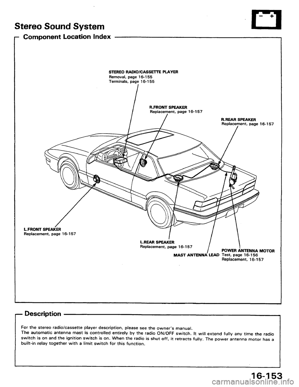 HONDA PRELUDE 1984 Service Repair Manual HONDA PRELUDE 1984 Service Repair Manual