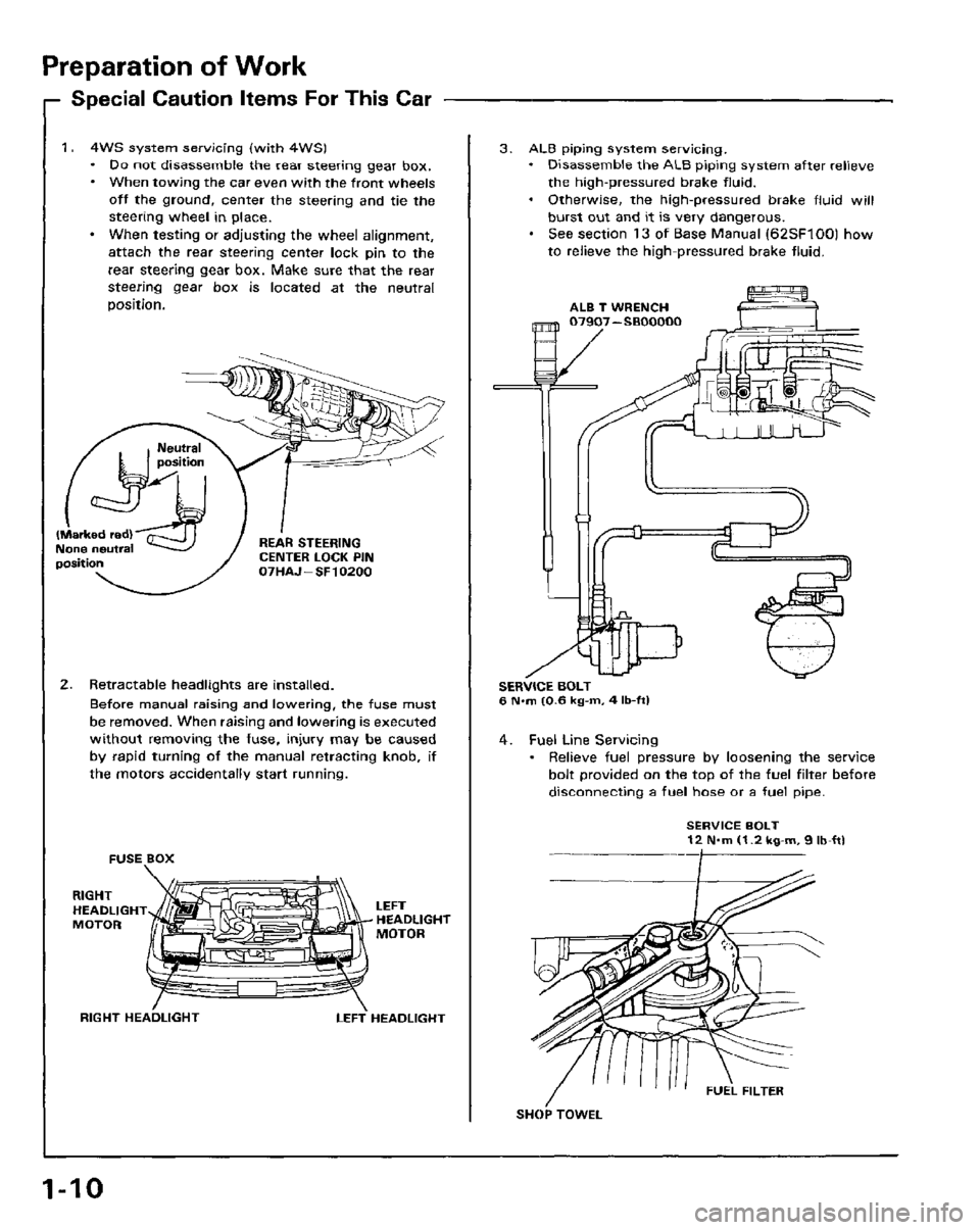 HONDA PRELUDE 1984 Service Repair Manual HONDA PRELUDE 1984 Service Repair Manual