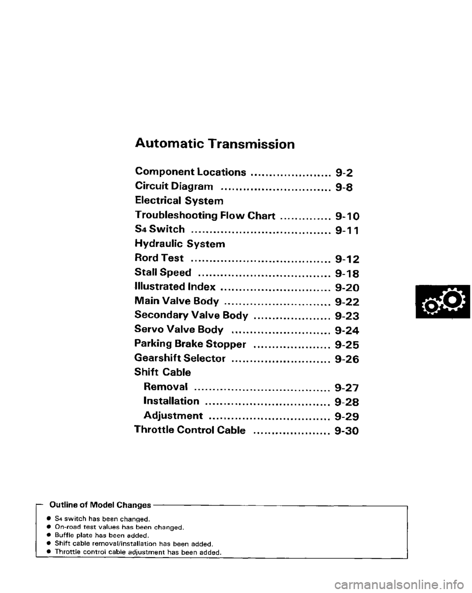 HONDA PRELUDE 1984 Service Repair Manual HONDA PRELUDE 1984 Service Repair Manual