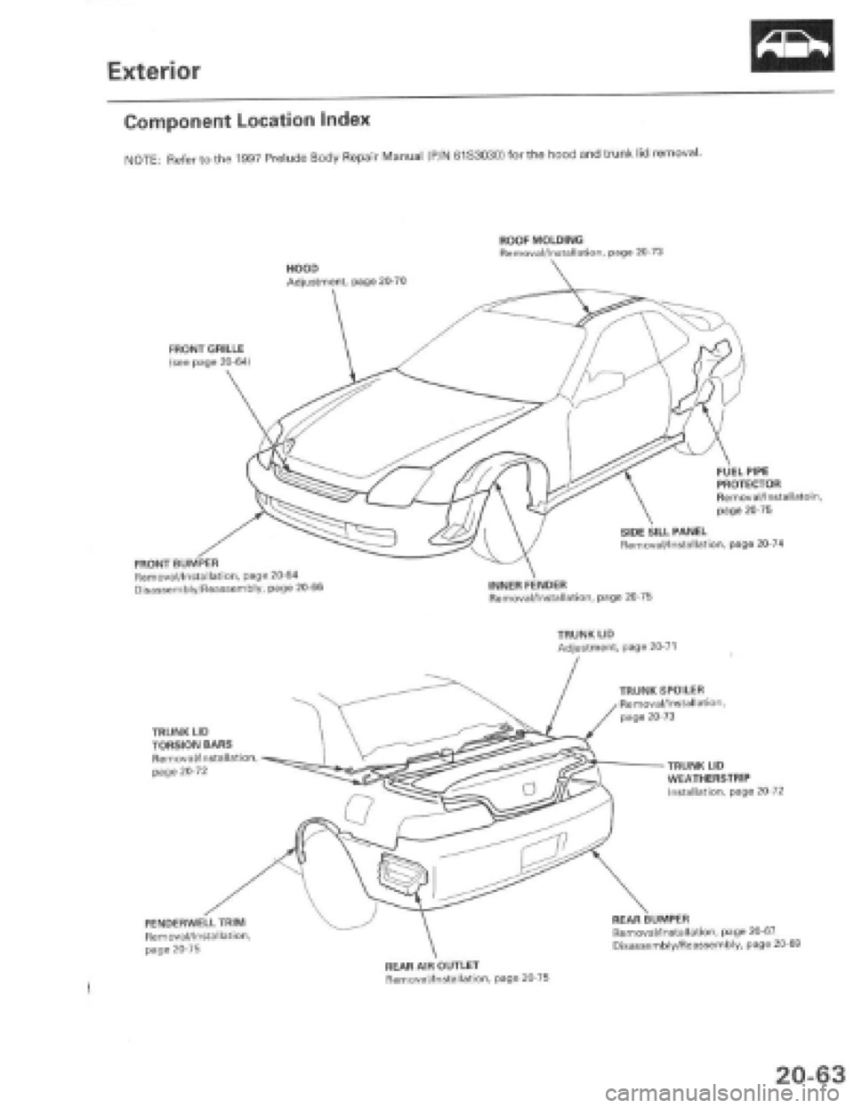 HONDA PRELUDE 1997 Service Repair Manual HONDA PRELUDE 1997 Service Repair Manual