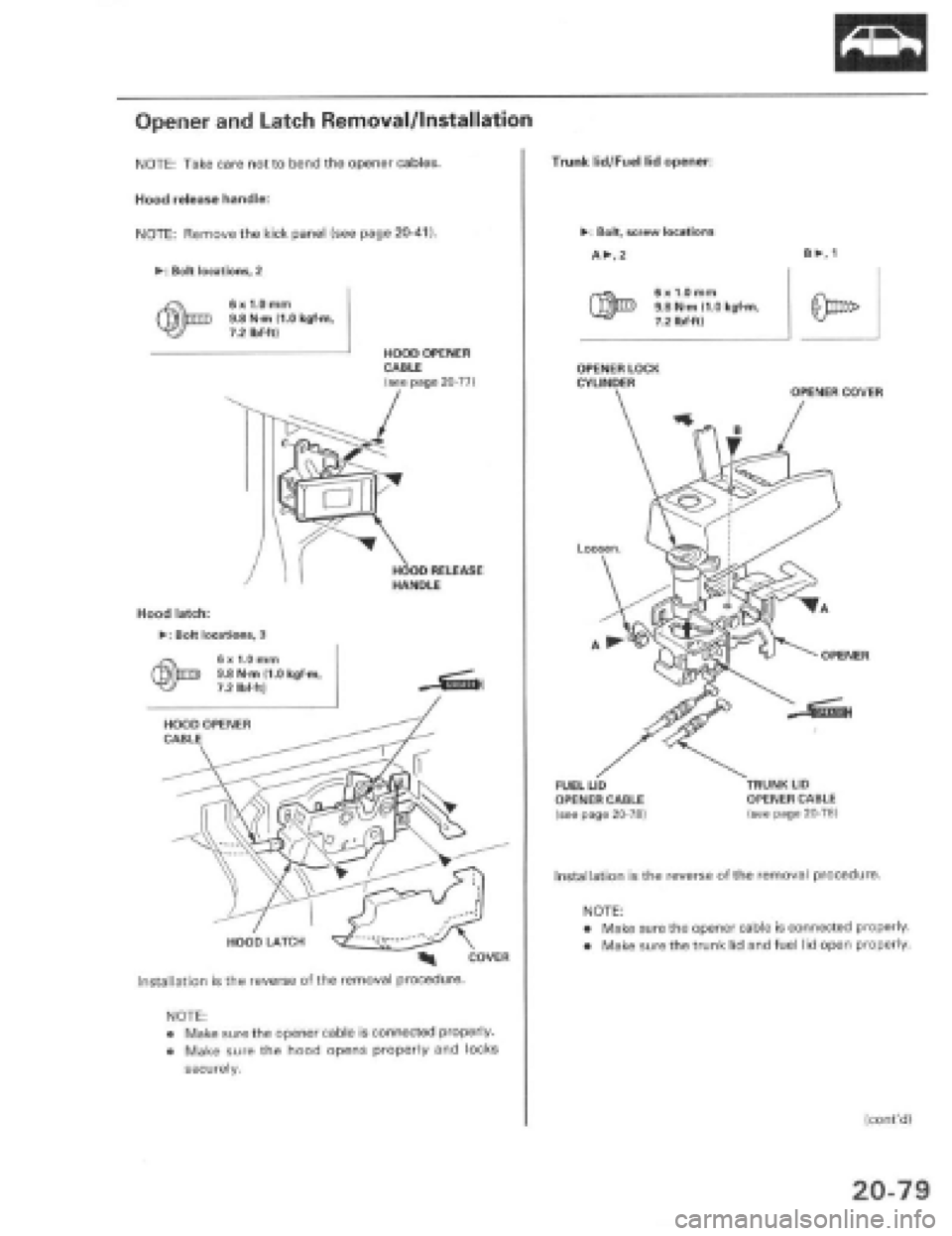 HONDA PRELUDE 1997 Service Repair Manual HONDA PRELUDE 1997 Service Repair Manual