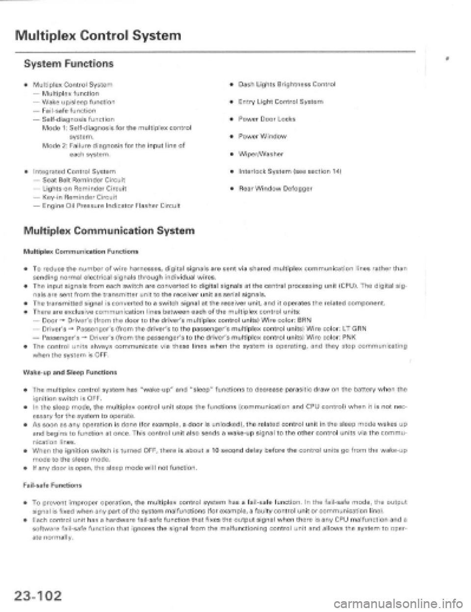 HONDA PRELUDE 1997 Service Repair Manual HONDA PRELUDE 1997 Service Repair Manual