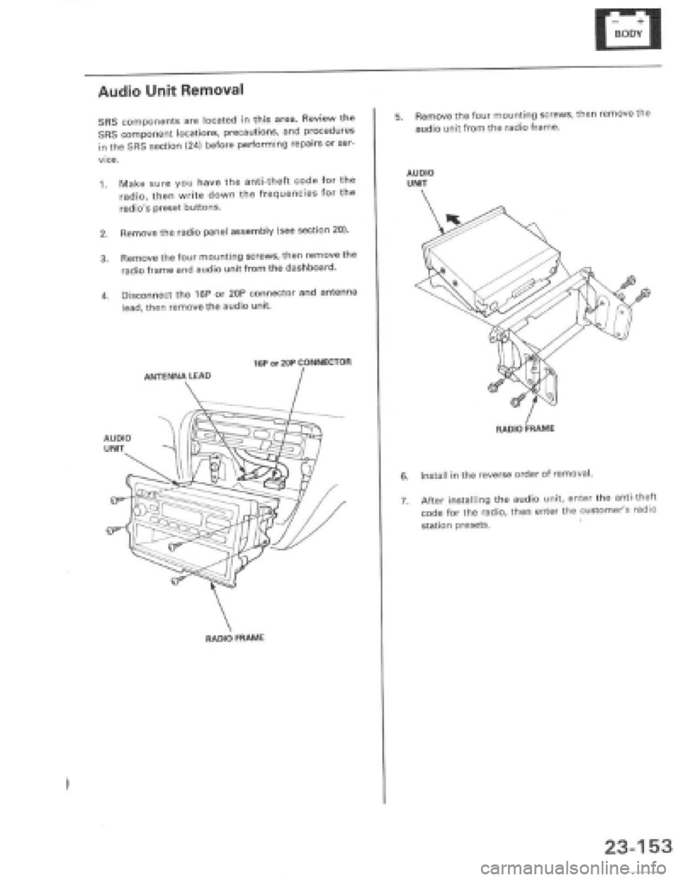 HONDA PRELUDE 1997 Service Repair Manual HONDA PRELUDE 1997 Service Repair Manual